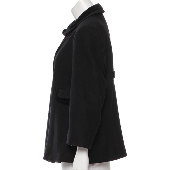 See by Chloe Black Double Breasted Wool Coat - Picture 5 of 8